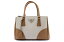 【送料無料】PRADA プラダ 2wayショルダー ショルダーバッグ ガレリア サフィアーノ ホワイト ベージュ【460】【中古】【大黒屋】