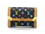 LOUIS VUITTON ルイヴィトン ポルトモネ・プラ コインケース マルチカラー ノワール M92656【473】【中古】【大黒屋】