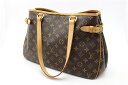 「送料無料」LOUIS VUITTON ルイ・ヴィトン モノグラム 素敵なトート バティニョール・オリゾンタル M51154 【412】【中古】【大黒屋】