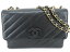 【送料無料】CHANEL シャネル バッグ ショルダーバッグ ステッチ チェーンショルダー キャビアスキン ブラック GP【203】【中古】【大黒屋】