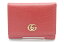 【クーポンで最大9万円オフ!】GUCCI グッチ サイフ・小物 三つ折り財布 プチマーモント レザー ダブルG 474746CAO0G6433 レッド 【450】【中古】【大黒屋】