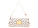 【送料無料】LOUIS VUITTON バッグ エヴァ ショルダーバッグ エヴァ ダミエ・アズール【204】【中古】【大黒屋】