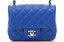 【送料無料】CHANEL シャネル ミニマトラッセ チェーンショルダー ラムスキン ブルー【460】【中古】【大黒屋】