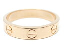 【送料無料】Cartier カルティエ リング 指輪 ミニラブリング ピンクゴールド 50号 3.1g 【412】【中古】【大黒屋】