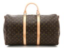 【送料無料】LOUIS VUITTON ルイ・ヴィトン モノグラム キーポル・バンドリエール50 M4141650 ボストンバッグ 【411】【中古】【大黒屋】