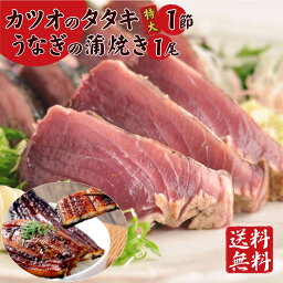 父の日 海鮮 高知 かつおのたたき 鰻 蒲焼き 刺身 送料無料 お試し うなぎ 1尾 国産 かつおたたき うなぎ 内祝い お返し ギフト 食べ物 海鮮物 冷凍 お取り寄せグルメ 贈り物 お礼 父 誕生日 ウナギ 鰹 お得パック 鰻 スタミナ 疲労回復 1尾 かつおたたき1節(300g)