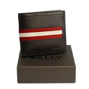 BALLY◆バリー TYE 二つ折り財布 小銭入れ付 チョコレート［北海道・沖縄は…