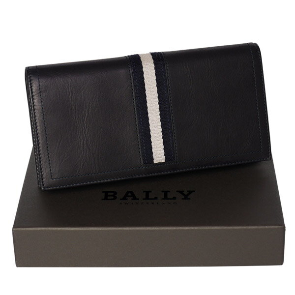 BALLY◆バリー TALIRO 長財布 小銭入れ付 ネイビー［北海道・沖縄は別途525円かかります］【円高還元】【mcd1207】