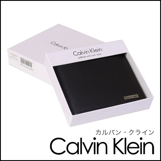 Calvin Klein◆カルバンクライン 79215 2つ折財布 小銭入れつき サイフ【北海道・沖縄は別途525円かかります】【円高還元】【送料無料】【mcd1207】