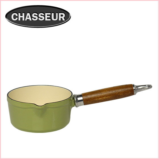 Chasseur シャスール★ミルクパン（蓋無） 14cm ピスタチオ[北海道・沖縄は別途525円かかります]ホーロー鍋 片手鍋