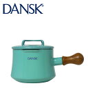DANSK ダンスク ソースパン 1QT フタ付き ティール 片手鍋13cm ホーロー 鍋 コベンスタイル 北欧ブランド ミルクパン【楽ギフ_包装】【楽ギフ_のし宛書】