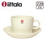イッタラ iittala ティーマ （TEEMA） コーヒー カップ＆ソーサーセット ホワイト マイカップ ita01-c001 北欧 フィンランド 食器 箱購入でギフト・のし可 GF3