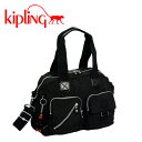 キプリング ショルダーバッグ KIPLING ミニボストンバッグ DEFEA K13636 ブラック レディース【楽ギフ_包装】【YDKG-f】