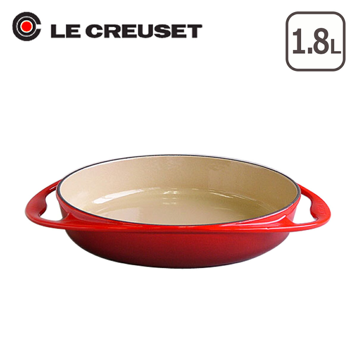 ♪ルクルーゼ プレートタタン レッド Le Creuset【mcd1207】