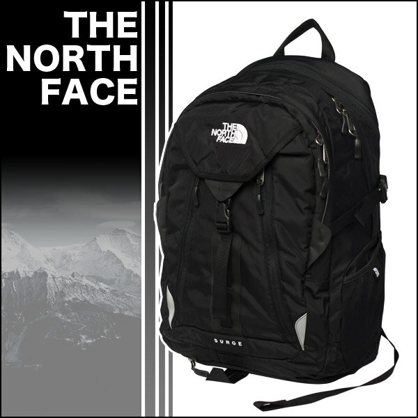 THE NORTH FACE SURGE(サージ) バックパック BLACK◆ザ・ノースフェイス【マラソン201207_生活】【mcd1207】【RCPmara1207】