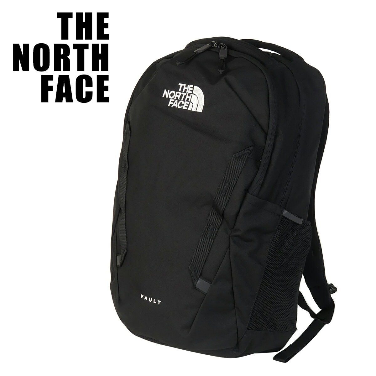 THE NORTH FACE VAULT(ヴォルト) リュック バックパック BLACK◆ザ・ノースフェイスレビュー＆2,625円以上購入で500P!!ザ・ノースフェイス 高クオリティ　リュック