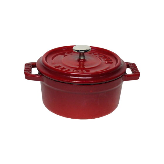 【楽天市場】ストウブ STAUB ピコ ココット ラウンド 10cm 両手鍋 チェリー/レッド ホーロー ミニココット COCOTTE