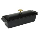 ストウブ STAUB テリーヌ 30cm ブラック Rectangular terrine 鍋 stb8101 優れた保温性と保冷性でアイスクリームに♪【楽ギフ_包装】【楽ギフ_のし宛書】