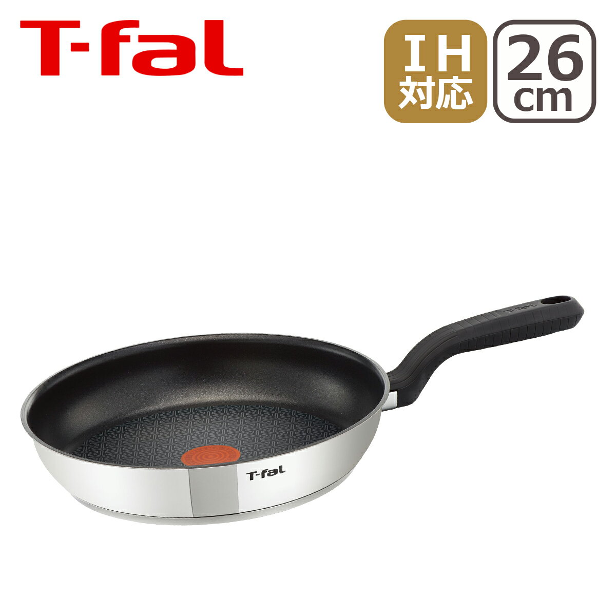 T-fal (ティファール） コンフォートマックス IH ステンレス フライパン 26cm…...:daily-3:10323116