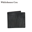 ★ホワイトハウスコックス 二つ折り財布小銭入れ付 #S7532 ブラック◆WHITE HOUSE COX whc7532e-bk【楽ギフ_包装】【楽ギフ_のし宛書】【YDKG-f】