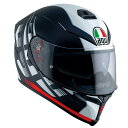 AGV(エージーブイ)フルフェイスヘルメットAGV K-5 S 014-DARKSTORM MATT BLACK/RED