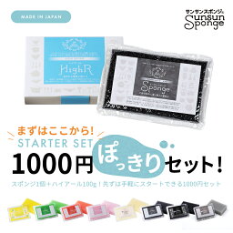 【お買い物マラソン限定★最大ポイント10倍】サンサンスポンジ お試し1000円セット キッチンスポンジ 1個 + 洗剤 100g <strong>固形</strong><strong>食器用洗剤</strong> ハイアール キッチン スポンジ 長持ち 食器 台所 シンプル モノトーン カラー さんさんスポンジ 送料無料