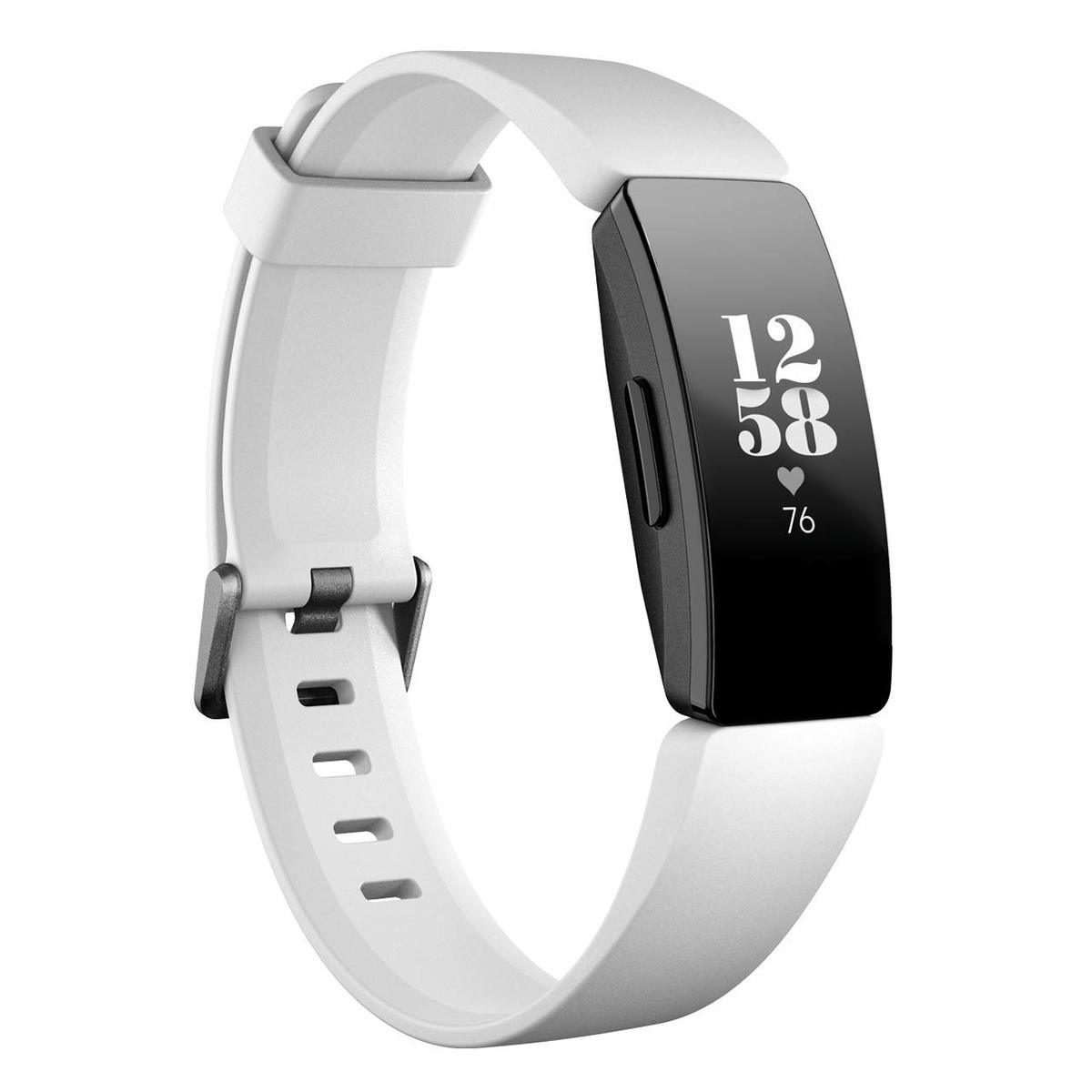 スマートウォッチ Fitbit Inspire HR 活動量計 フィットネストラッカー 心拍計 [並行輸入品] 白 White fitbit inspire hr フィットビット インスパイア