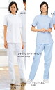 白衣　自重堂　ホワイセル　WH10911　ケーシーウエア　制菌加工　女子横掛　看護師白衣