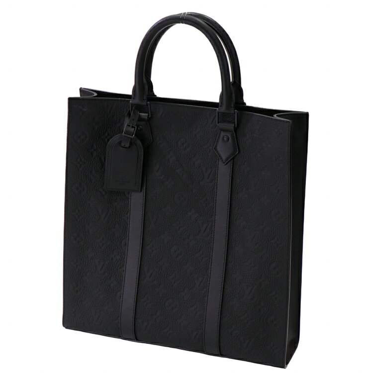 【美品】LOUIS VUITTON サックプラ メンズバッグ M21866 ICチップ トリヨン ブラック トートバッグ ビジネスバッグ 5222020J【中古】