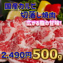 国産牛 カルビ切り落とし焼肉味付け(バラ)500g【250g×2】3人~4人前 クリスマスパーティー 美味しい 国産牛 バーベキュー用 ホットプレート 焼肉 子供 お弁当 おかずに、お誕生日 お祝い お中元 お歳暮 御礼 お返し の1品に。