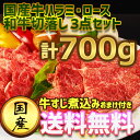 送料無料!お試し 国産牛 焼肉 セット 国産 3点味付け(国産牛 ロース、国産牛 ハラミ、和牛切り落とし)牛すじ煮込み プレゼント 4人から5人前 合計700g クリスマスパーティー バーベキュー用 美味しい 期間限定 お徳用 お誕生日 お祝い お歳暮 御礼 お返しに。