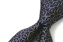 ブランド ネクタイ 【中古】Pierre Balmain ピエールバルマン 総柄 メンズ プレゼント 【,r37928,】
