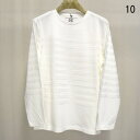 期間限定 Tシャツ メンズ トップス JQD 表裏ボーダー ロングスリーブ メンズファッション 長袖 ボーダー ※fu