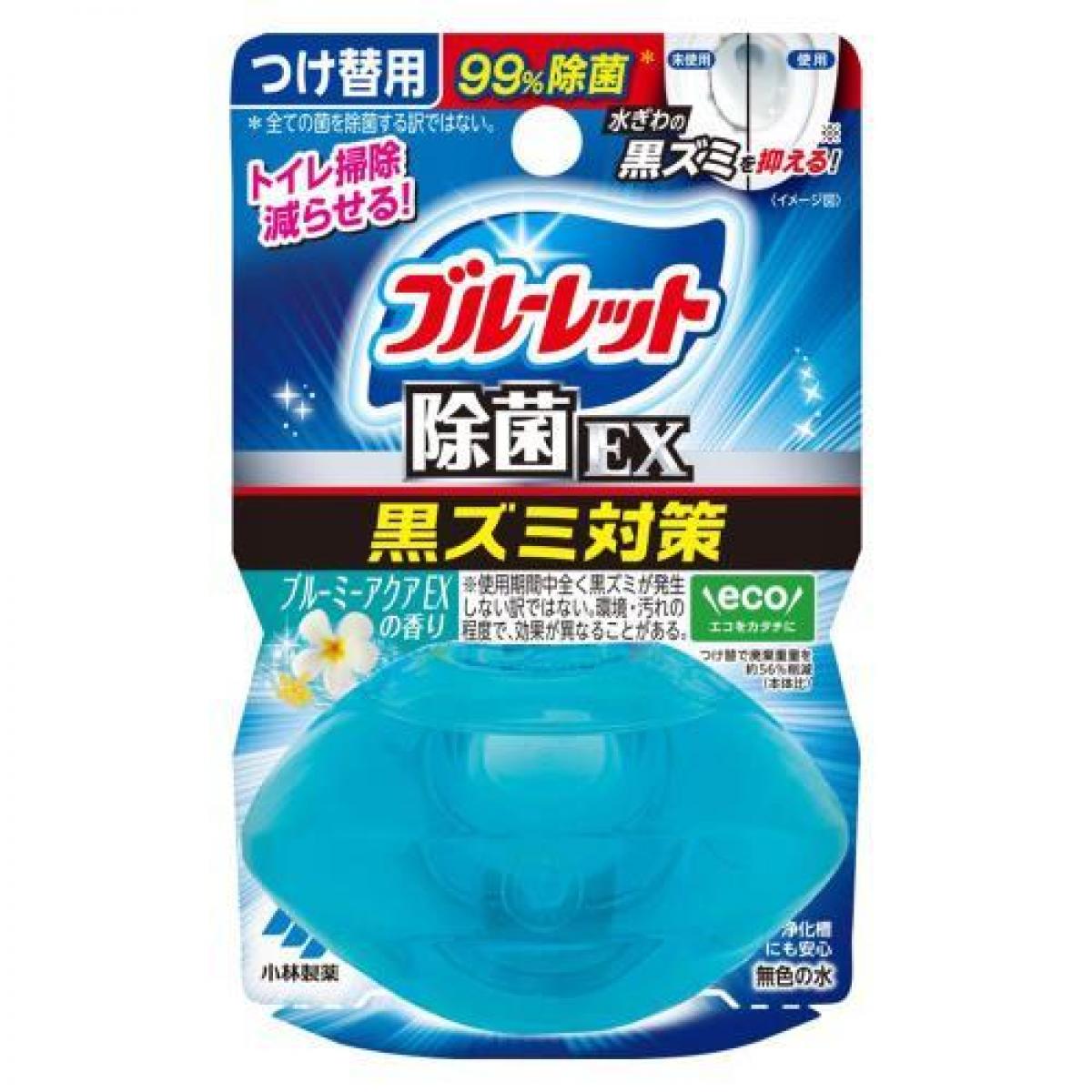 小林製薬 液体ブルーレット 除菌EX つけ替用 ブルーミーアクアの香り 67ml　トイレ 黒ズミ対策 水洗トイレ用 洗浄剤