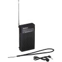 ソニー SONY ハンディーポータブルラジオ ICF-P26 : FM/AM/ワイドFM対応 縦置き型 ブラック ICF-P26 B