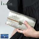 isola アイソラ 長財布 ギャルソン グリンゴ レディース メタリック クロコ型押し 11501 isola アイソラ 長財布 ギャルソン グリンゴ レディース メタリック クロコ型押し 11501