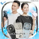 【お買い物マラソン：1枚980円！3個購入クーポンで】 扇風機 卓上 充電 USB 静音 ハンディファン ハンディ扇風機 首かけ モバイルバッテリー シンプル 180° 小さい 軽量 静音 ストラップ付 首掛け 小型 携帯 ネックファン【5wayハンディファン】ダークエンジェル