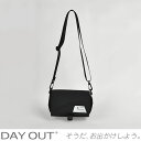 ショルダーバッグ サコッシュ ネックウォレット 財布 小銭入れ コンパクト 多機能 メッシュポケット バッグインバッグ ポーチ 2way ブラック DAYOUT デイアウト do902