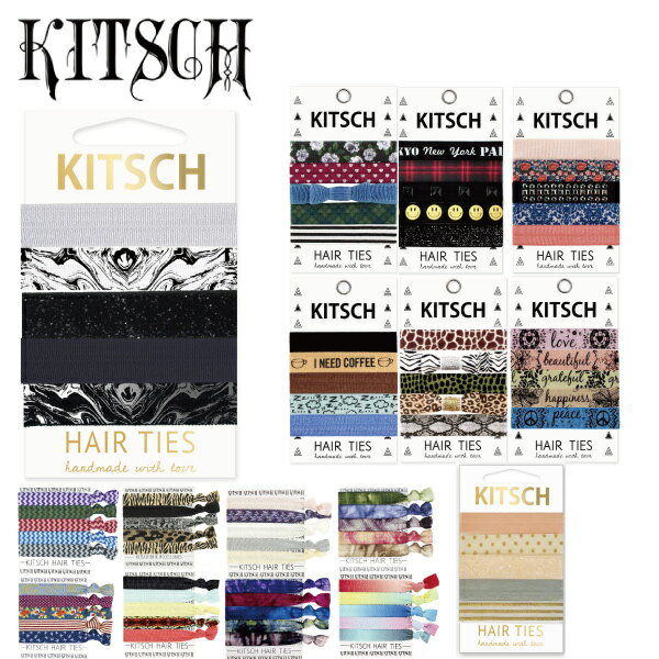 KITSCH wAS5{Zbg Lb` wA^C hair ties uXbgƂĎgp\ VV  prints lLbY ANZT[ v`v v[gɂœK