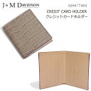 J&M DAVIDSON ジェイアンドエム デヴィッドソン クレジットカードホルダー モッククロ