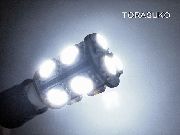 【メール便OK】 T-16 3chip SMD　13連LED　ホワイト