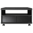 送料無料(沖縄、離島を除く) 朝日木材加工 AS-KAD590-B 【AVラック★メディア収納】
