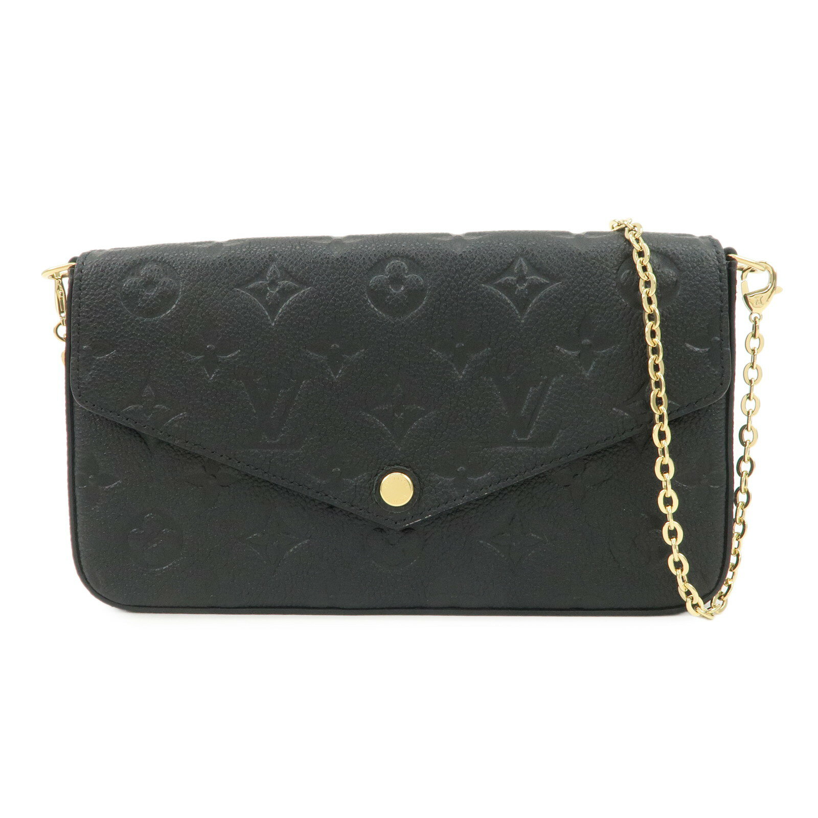 Louis Vuitton LV モノグラム アンプラント ポシェットフェリシー チェーンショルダーバッグノワール M82477【中古】【超美品】【送料無料】【返品可】