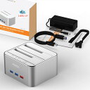 FIDECO N[HDDX^h silver PCXN[ Xg[WEN[EUSBnuENCbN`[W4in1@\@ USB3.0 5GbpsΉASATA3.0Ή SҊȒP `x VvfUC USB3.0|[g 2.5 3.5C`HDD SSD SATA I II IIIΉ 