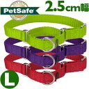 USA直輸入☆ プレミアカラー Lサイズ 幅2.5cm/後頭部周り35.5cm〜50.8cm【大型犬 首輪 ハーフチョークカラー マーチンゲルカラー】【メール便OK】