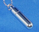 【メール便送料260円】遺骨をおさめるお守りカプセルペット用お守りペンダント【ペットメモリアルグッズ】