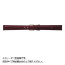 【代引き・同梱不可】MIMOSA(ミモザ) 時計バンド CMトカゲ 13mm ワイン (美錠:金) TM-W13
