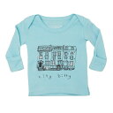 【代引き・同梱不可】L'ovedbaby Babe In The City グラフィック ロング スリーブ Tシャツ bitc-301 アクア・9〜12ヵ月
