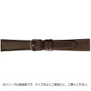 【代引き・同梱不可】BAMBI バンビ 時計バンド グレーシャス カンガルー革 チョコ(美錠:金) BC017B-S