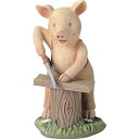 【代引き・同梱不可】セトクラフト Forest Story オーナメント(3匹のこぶた)小・ノコギリ SR-0682-125